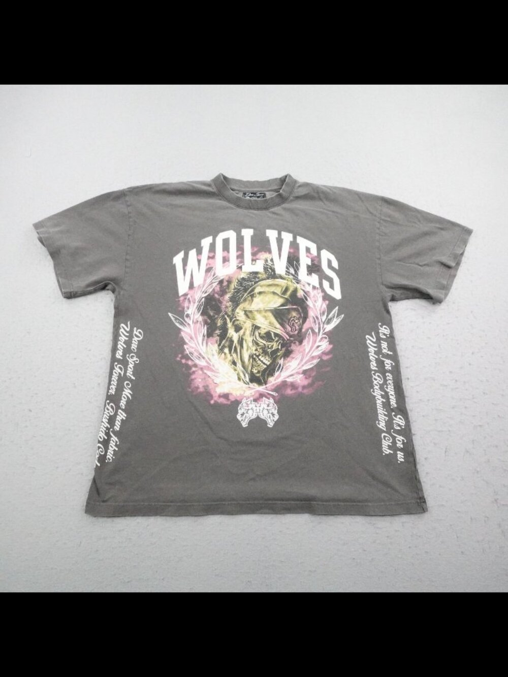 Darc Sport Shirt Large Wolves Club Fight Our Demons Premium Vintage Collection
